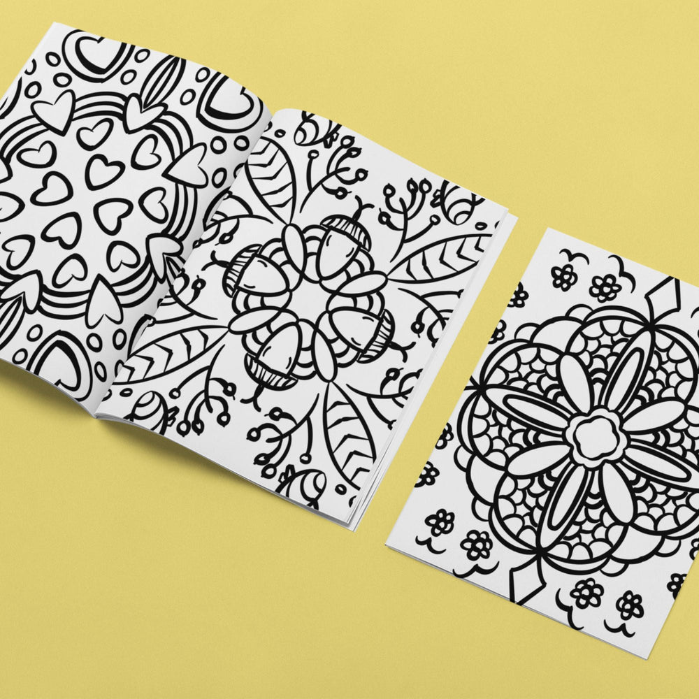 Printable Mindfulness Mandala Coloring for children - KY designX
