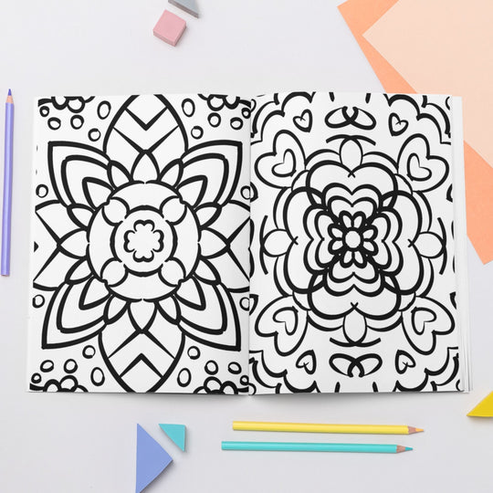 Printable Mindfulness Mandala Coloring for children - KY designX