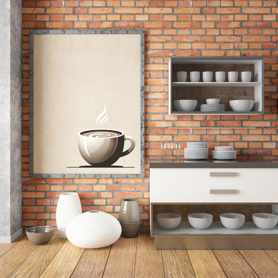 Printable Minimalist Coffee Cup Wall Decor - KY designX