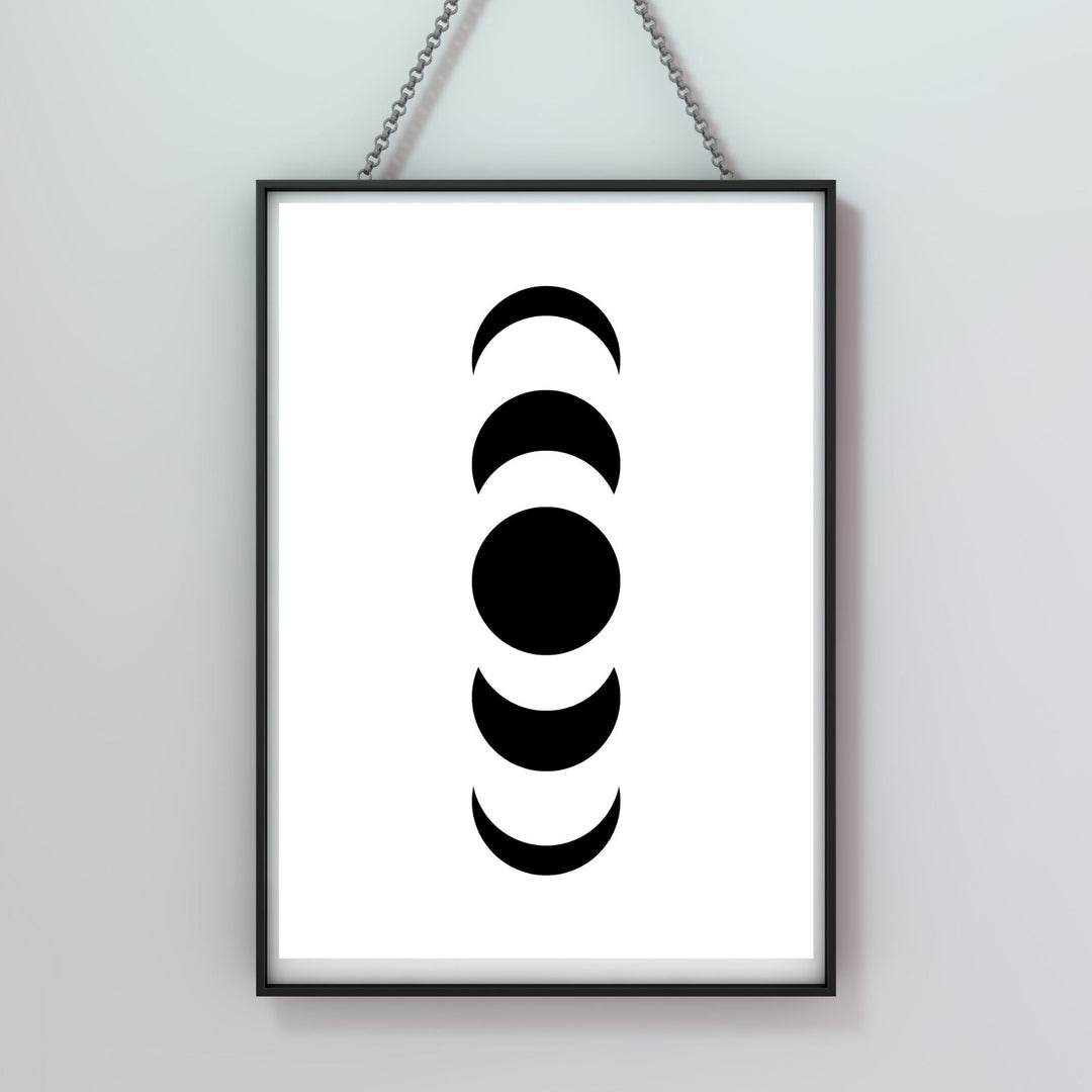 Printable Moon Wall Art Gallery Set - KY designX
