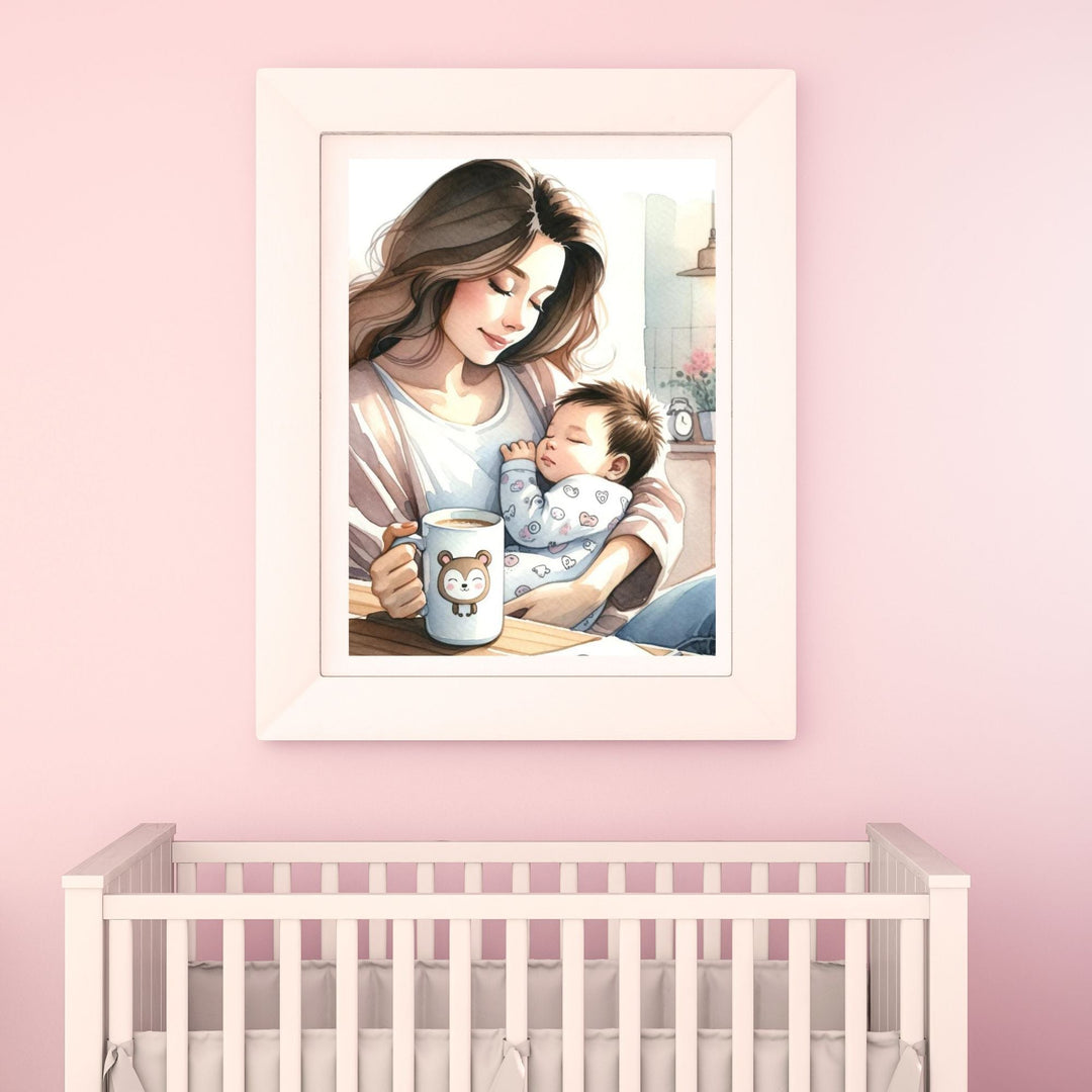 Printable Mother and Baby Wall Art - KY designX
