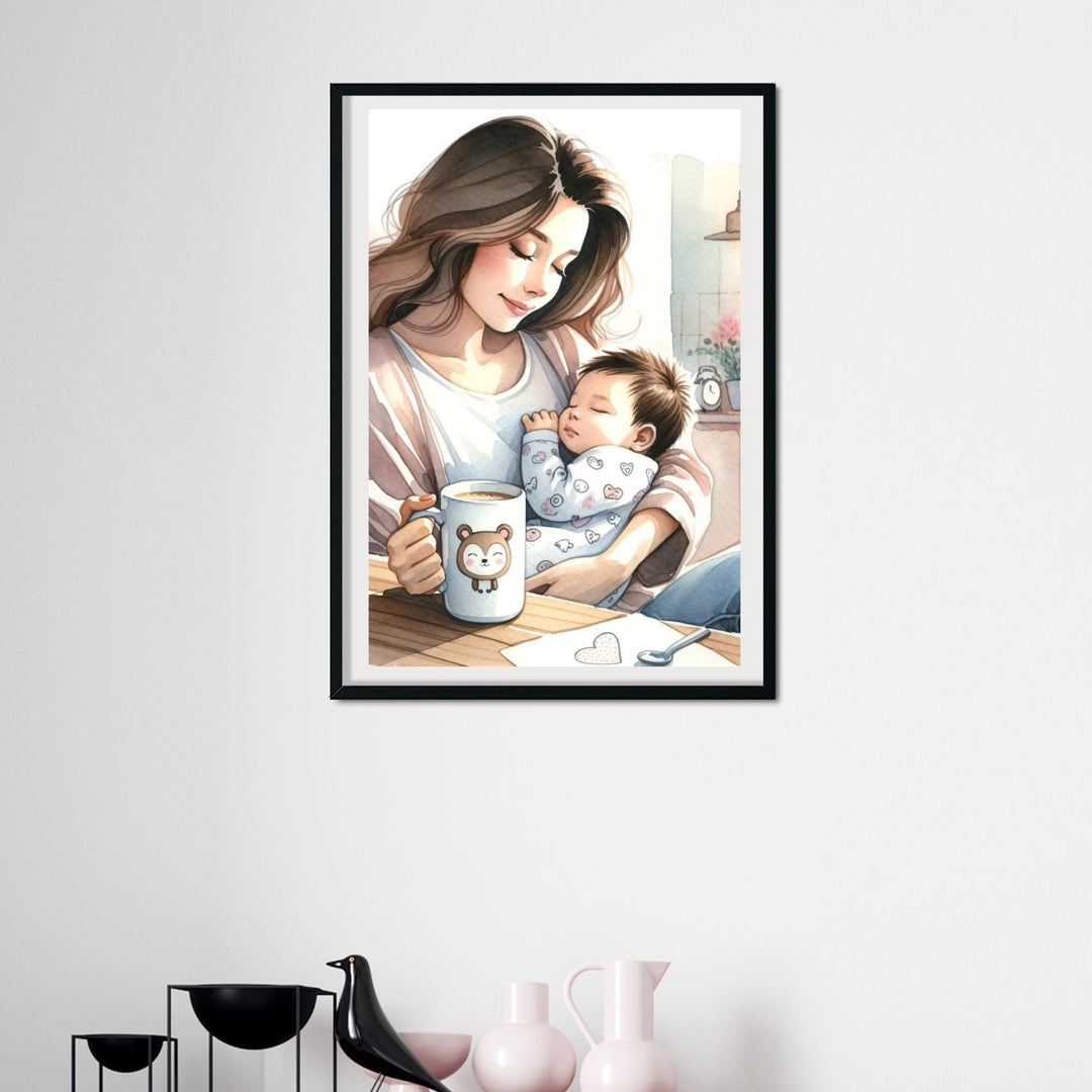 Printable Mother and Baby Wall Art - KY designX