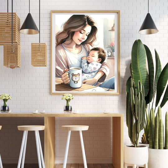 Printable Mother and Baby Wall Art - KY designX