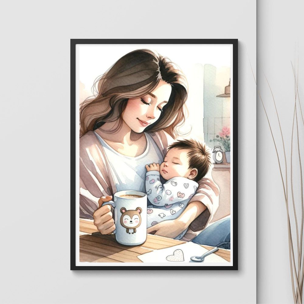 Printable Mother and Baby Wall Art - KY designX