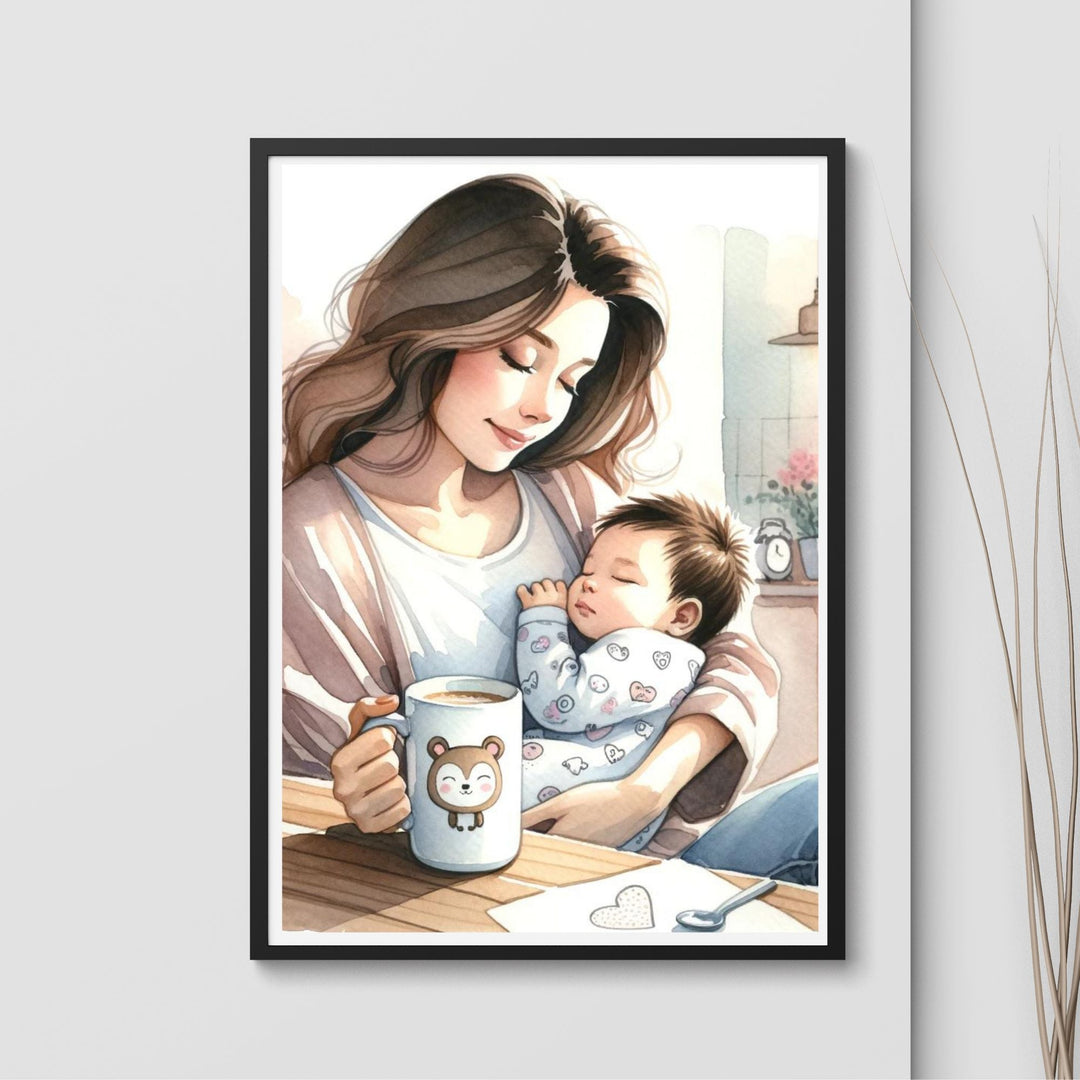 Printable Mother and Baby Wall Art - KY designX