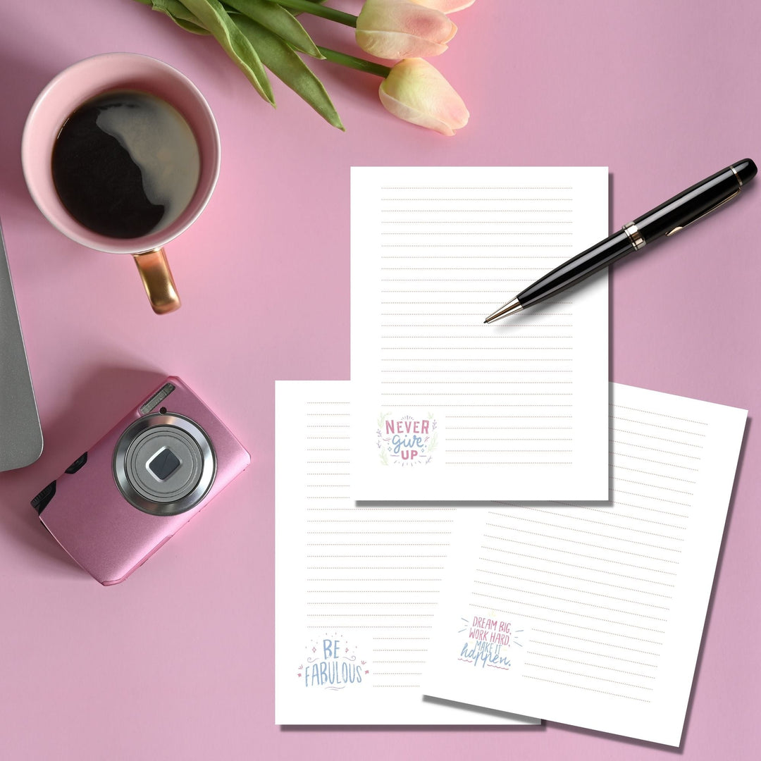 Printable motivational note book - KY designX