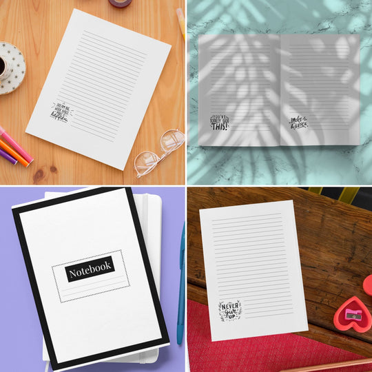 Printable Motivational Quote Notebook - KY designX