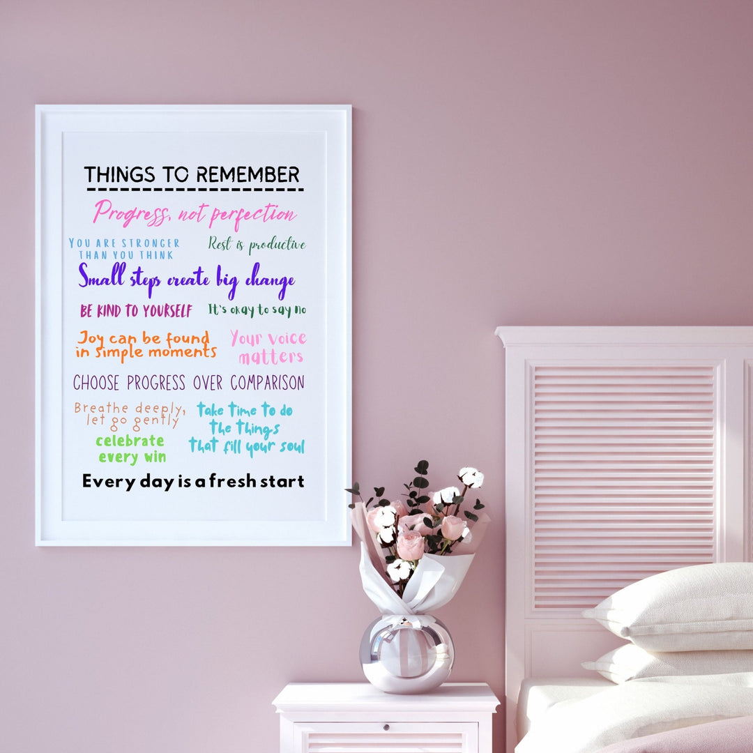 Printable Motivational Quotes Poster - KY designX