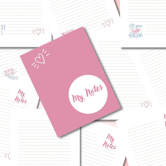 Printable motivational writing paper - KY designX