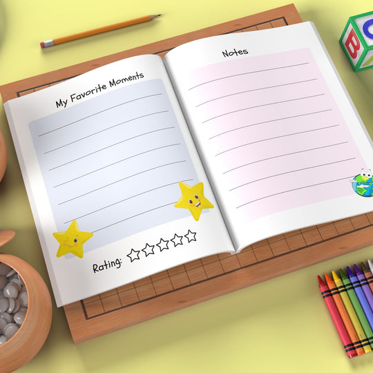 Printable Moving to a New Country Journal For Children - KY designX