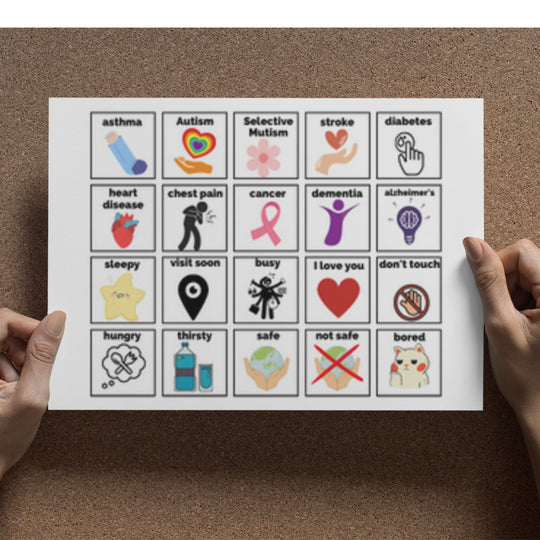 Printable Nonverbal communication cards - KY designX