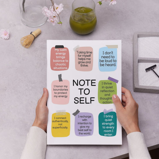 Printable Personal growth journal for introverts - KY designX