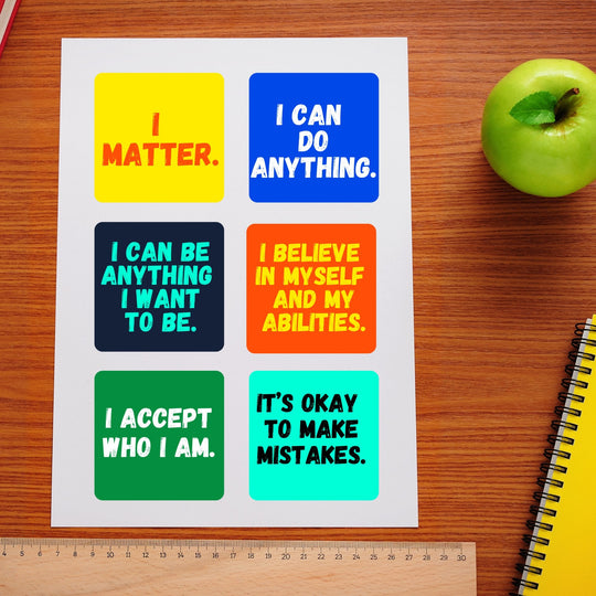 Printable positive Affirmation Cards - KY designX