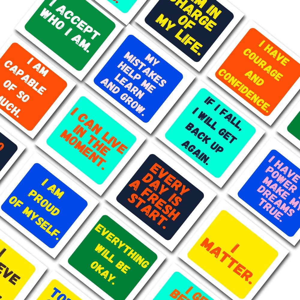 Printable positive Affirmation Cards - KY designX