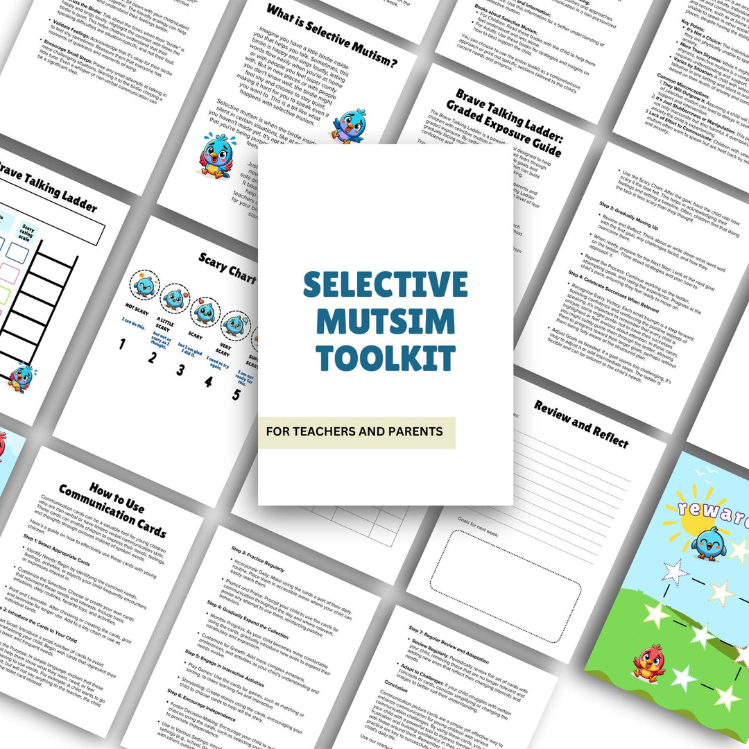 Printable Selective Mutism Toolkit - KY designX