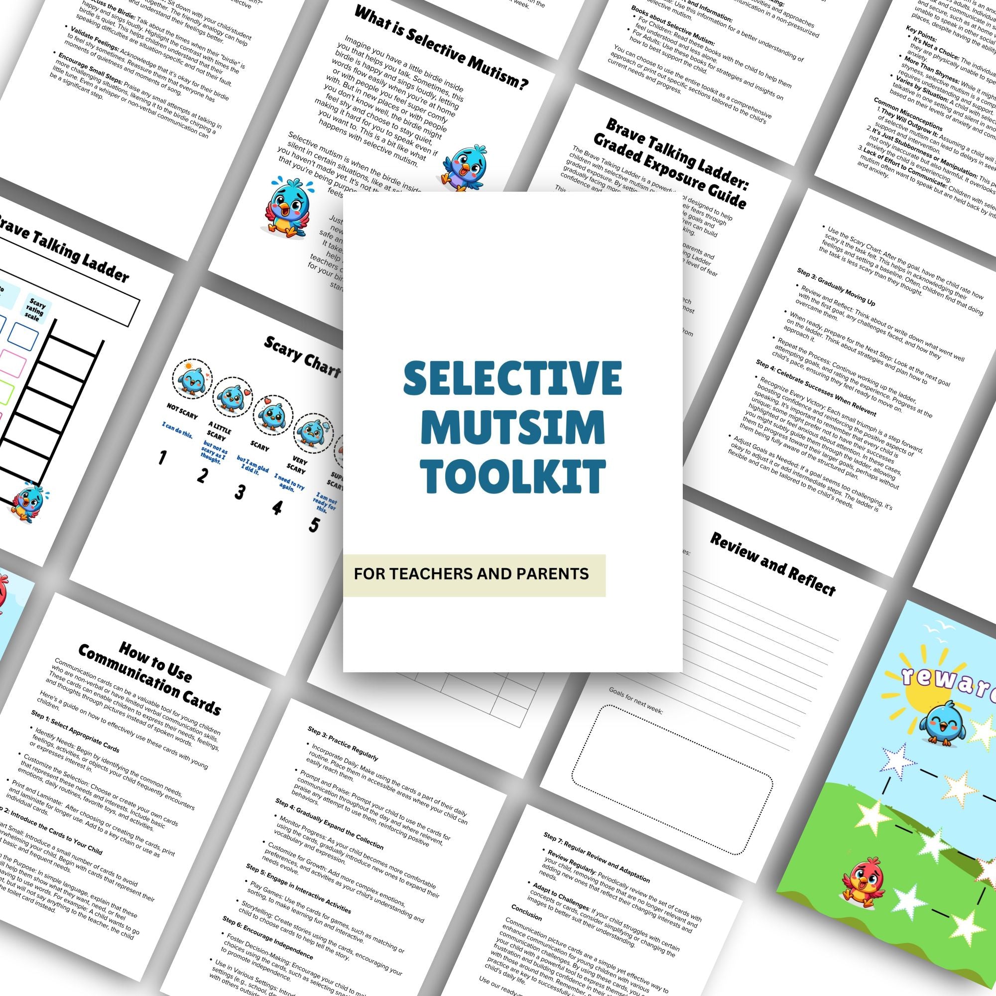 Printable Selective Mutism Toolkit - KY designX