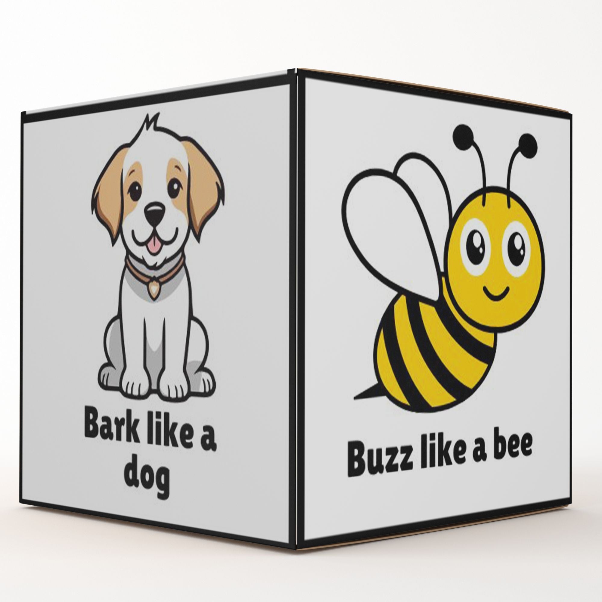 Printable Silly Sounds Dice Cube - KY designX