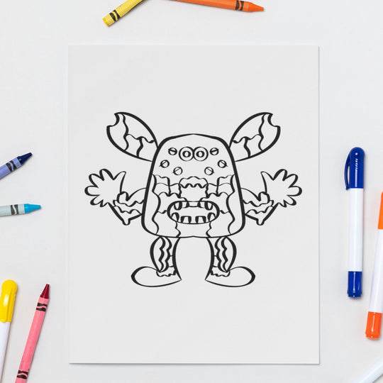 Printable The Worry Monster Workbook - KY designX