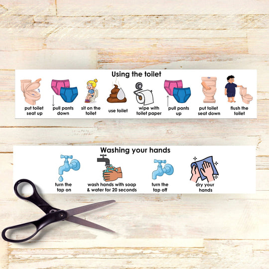 Printable Toilet Routine Visual Tool - KY designX