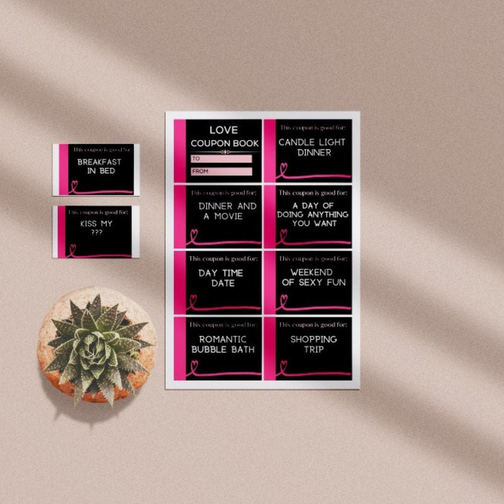 Printable Unique Love Coupons - KY designX