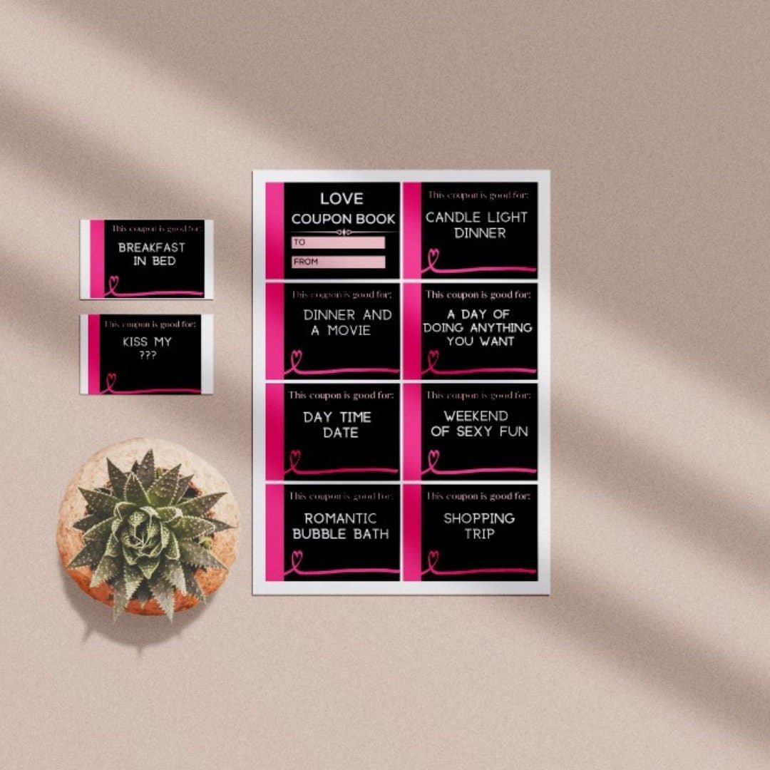 Printable Unique Love Coupons - KY designX