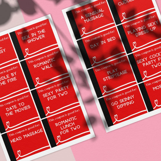 Printable Valentines Love Coupons - KY designX