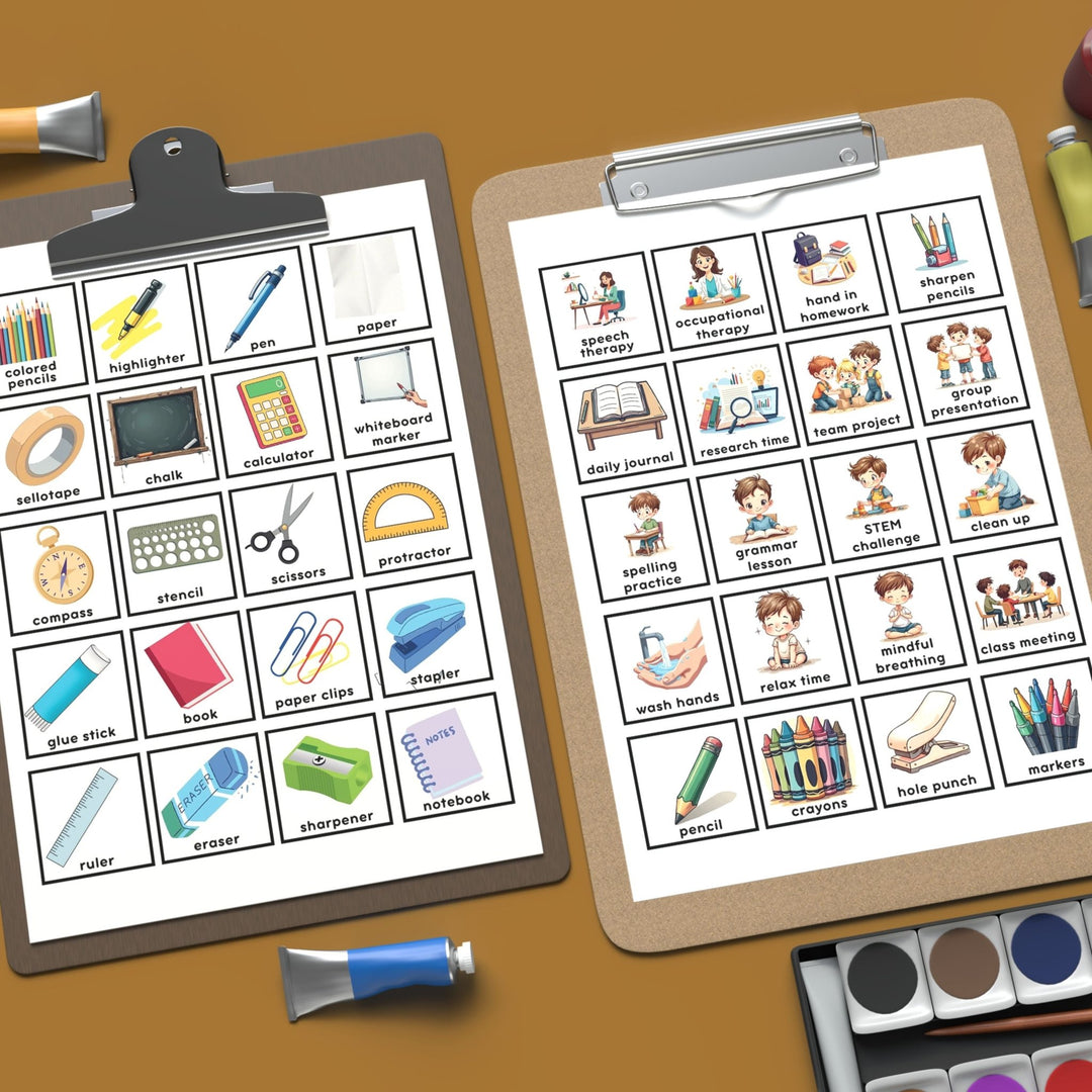 Printable Visual Schedule and Chore Chart for Boys - KY designX