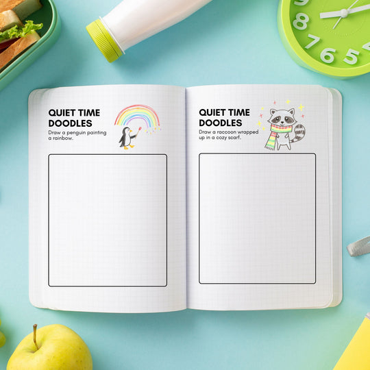 Quiet Time Doodles Printable Worksheets - KY designX