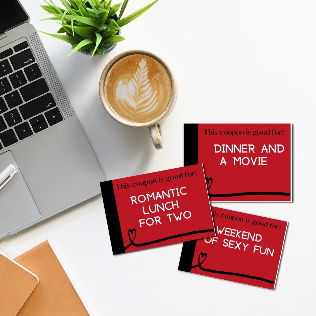 Romantic printable love coupons - KY designX