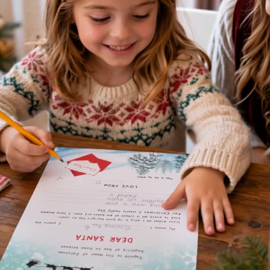 Santa Letter & Nice List Certificate Set – Christmas Printable Bundle - KY designX