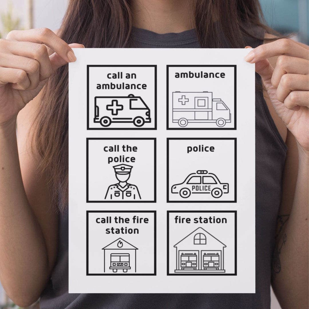 Simple Printable Communication Cards - KY designX