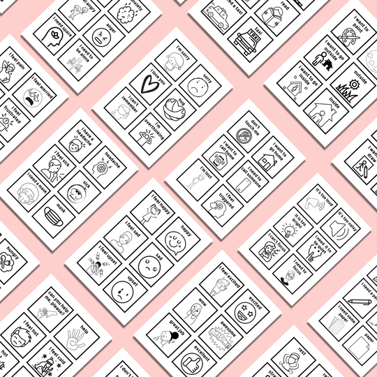 Simple Printable Communication Cards - KY designX