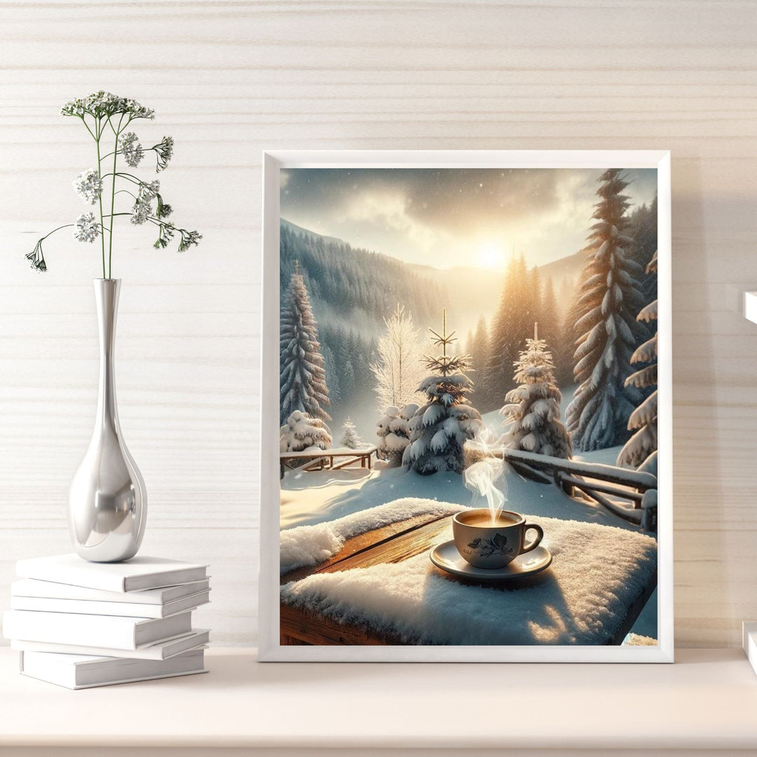 Snow Scene Printable Wall Art - KY designX