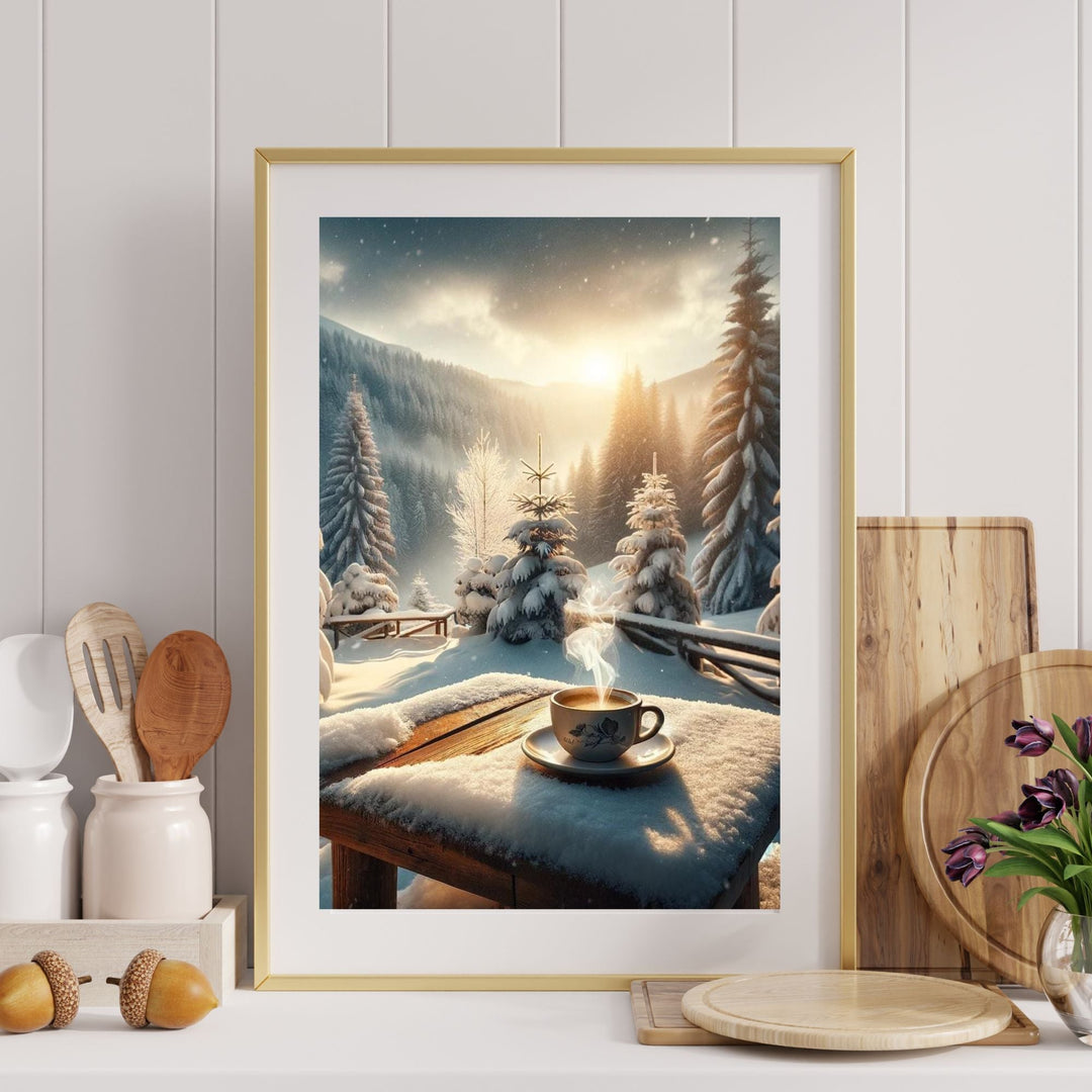 Snow Scene Printable Wall Art - KY designX
