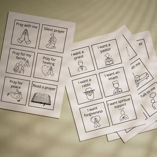 Spiritual, Emotional & Medical Communication Cards - KY designX