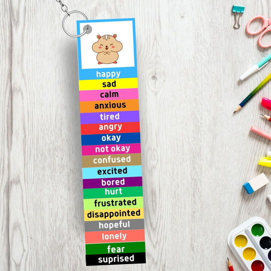 Tiered Emotional Regulation Feelings Flash Cards - KY designX