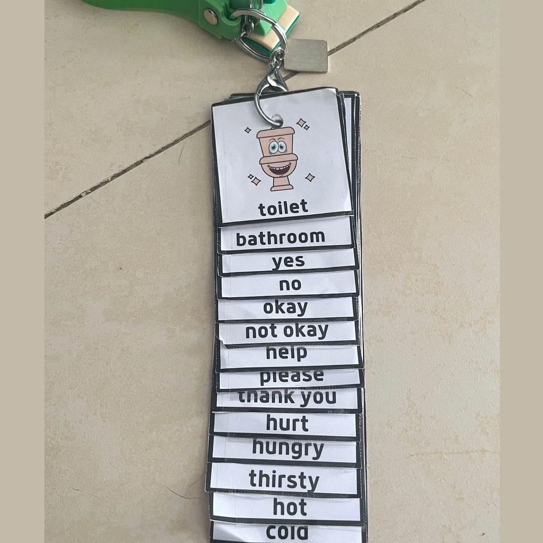 Tiered Printable Communication Cards Lanyard - KY designX
