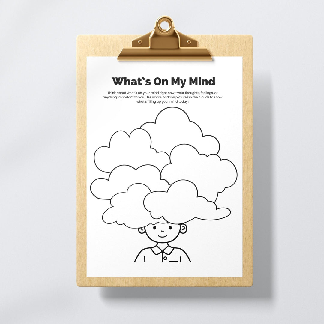 What's on my mind activity for emotional awareness - KY designX