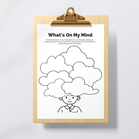 What's on my mind activity for emotional awareness - KY designX