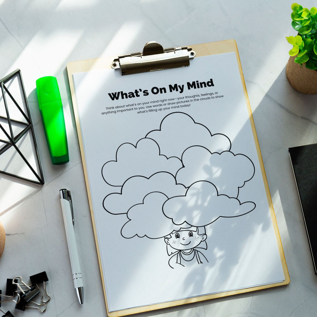 What's on my mind activity for emotional awareness - KY designX